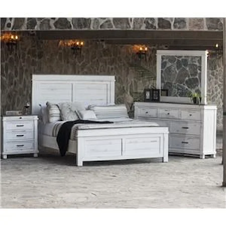 Queen Bed Dresser and 1 Nightstand